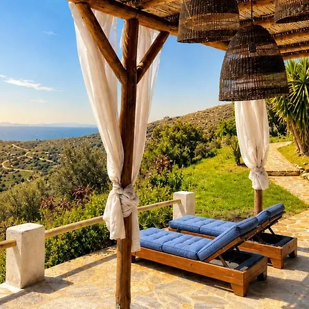 Garden Andros With Sea View & Pool Apartamento Gavrio